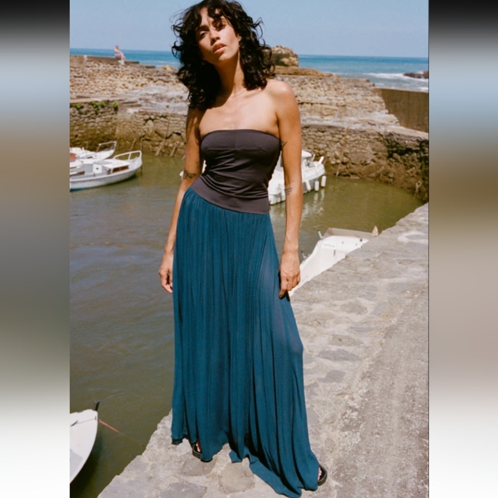Ciao Lucia Giselle Strapless Maxi Dress S